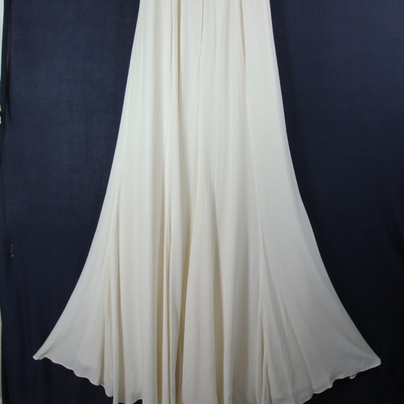 NEW Reformation Lecce Dress/Gown Ivory isze 6 #1092 - Picture 4 of 9